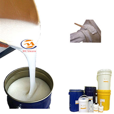 Tin Based RTV Silicone Mold Rubber 30 Shore A White Silicone Liquid Rubber For Plaster Mouldings