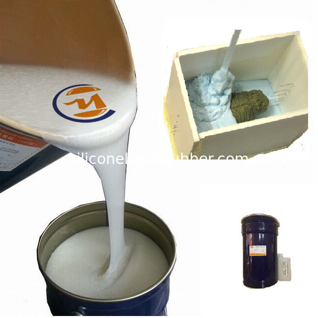 Two Part Pourable RTV Tin Cure Silicone Rubber For Polyurethane Resin Castings